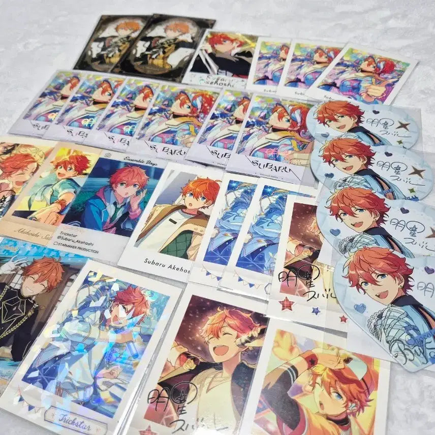 [BUNJANG] Ensemble Stars Akihoshi Subaru Paper Goods Bundle Set (Sealed) / (미개봉) 앙스타 아케호시 스바루 지류 일괄 급처