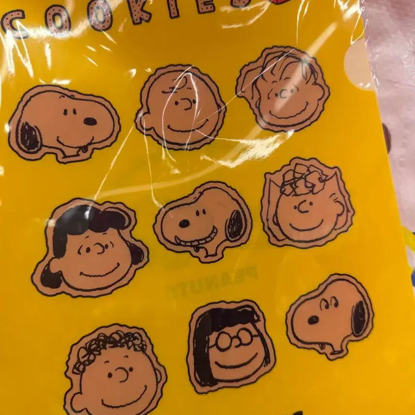 [BUNJANG] Snoopy Yellow A4 File Folder / 스누피 노란색 A4파일 문구 다꾸 소품 굿즈