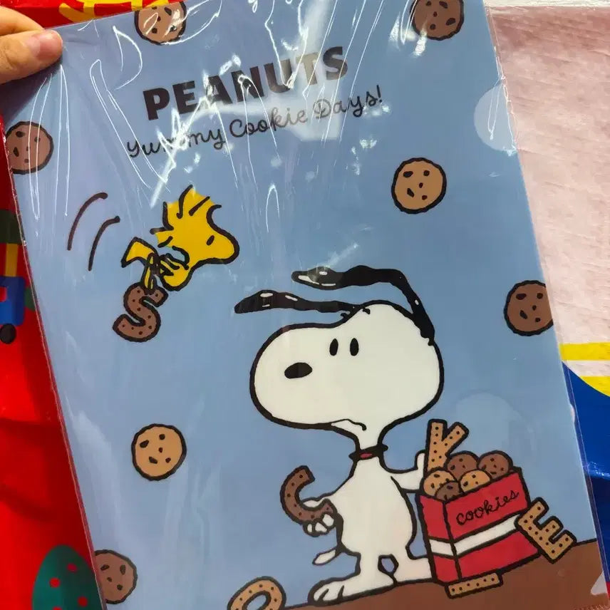 [BUNJANG] Snoopy Blue A4 File Folder / 스누피 파란색 A4파일 문구 다꾸 소품 굿즈