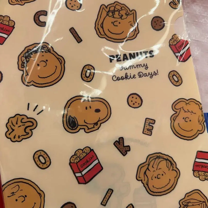 [BUNJANG] Snoopy Cookie Art A4 File Folder / 스누피 쿠키 그림 A4파일 문구 다꾸 소품 굿즈