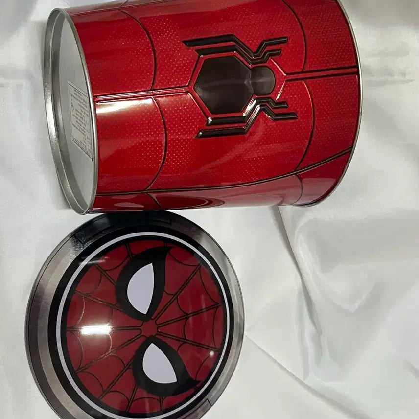 [BUNJANG] Spider-Man Tin Case &amp; Postcard Set / 메가박스 마블 스파이더맨 틴케이스, 엽서 세트 틴버켓