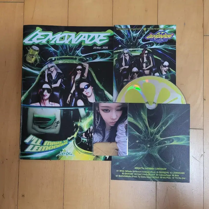 [BUNJANG] Aespa Lemonade POS Version Winter Set Photocard / (무의미찜X)에스파 앨범 레모네이드 POS 버전 윈터 세트 카리나윈터지젤닝닝