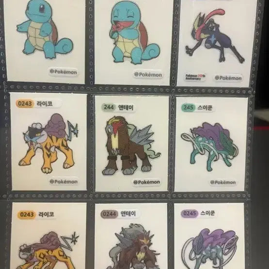 [BUNJANG] Pokemon Stick Seal Collection / 포켓몬 띠부씰 전설 등