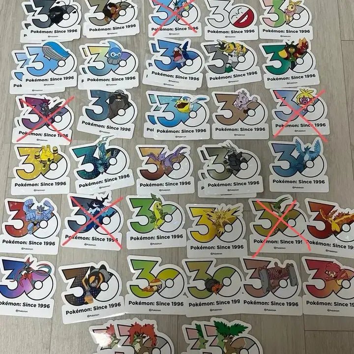 [BUNJANG] Pokemon 30th Anniversary Logo Sticker / 포켓몬스터 30주년 로고 스티커