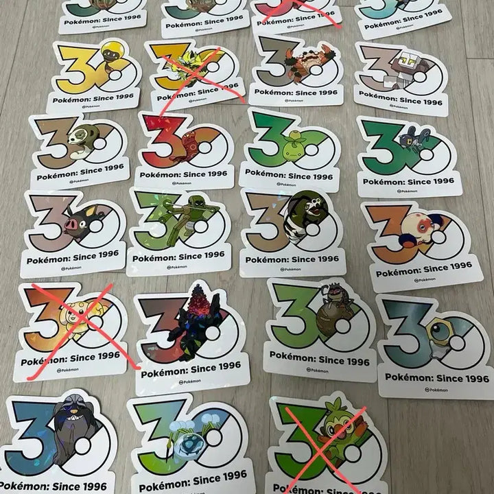 [BUNJANG] Pokemon 30th Anniversary Logo Sticker / 포켓몬스터 30주년 로고 스티커