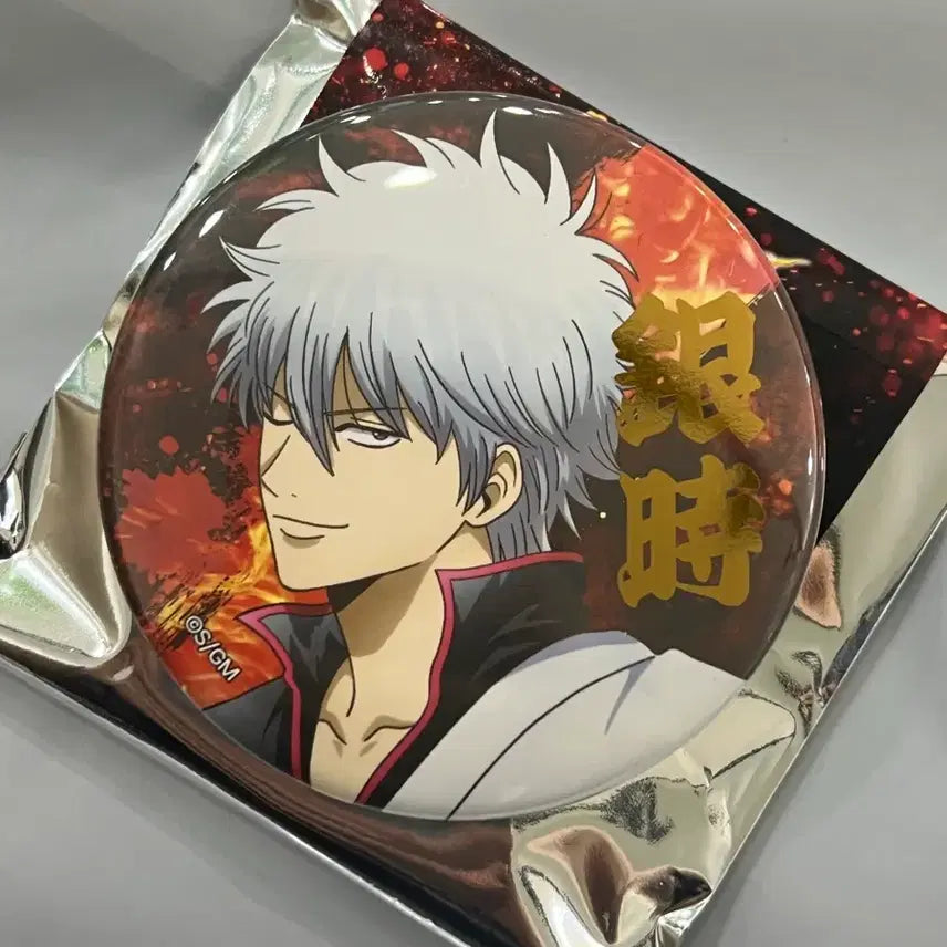 [BUNJANG] Gintama Gintoki Yoshirawa Pop-up Can Badge (Unsealed) / 단순개봉) 은혼 캔뱃지 긴토키 요시와라 팝업