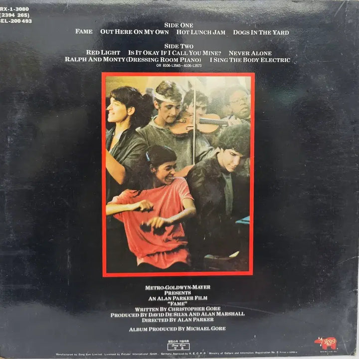 [BUNJANG] Fame Original Soundtrack LP / 페임 영화 OST LP