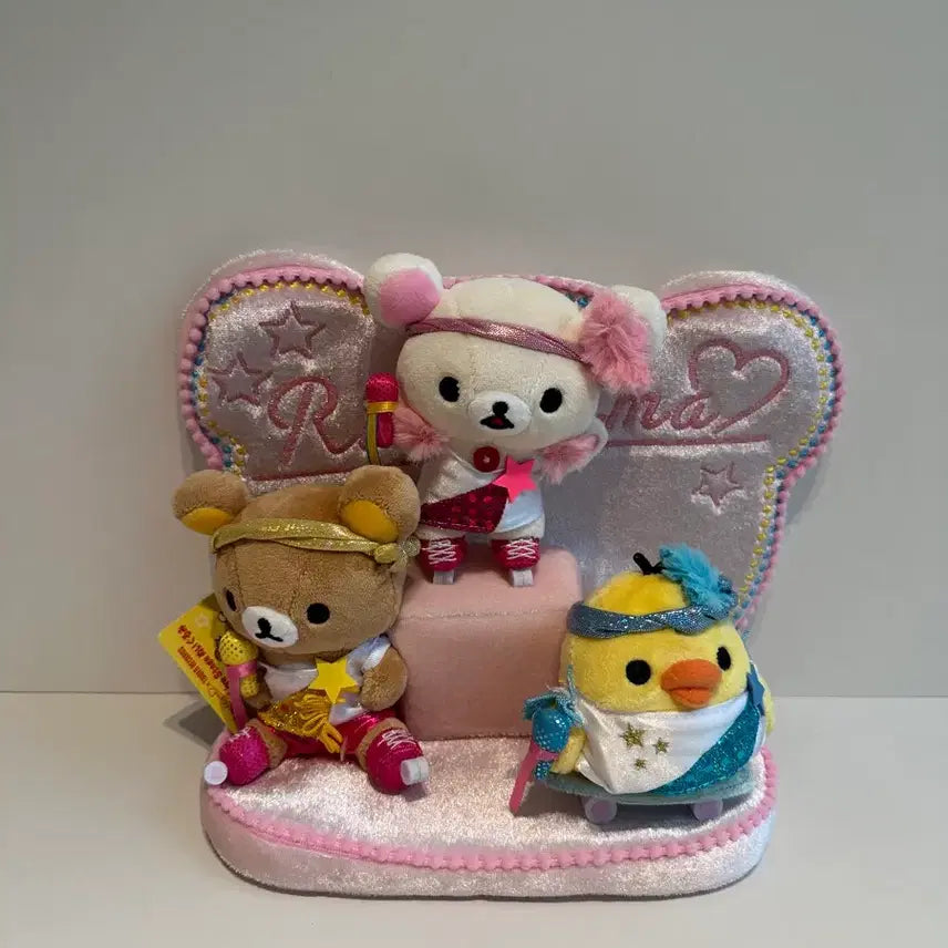 [BUNJANG] Rilakkuma Korilakkuma Kiiroitori Plush Set / 리락쿠마