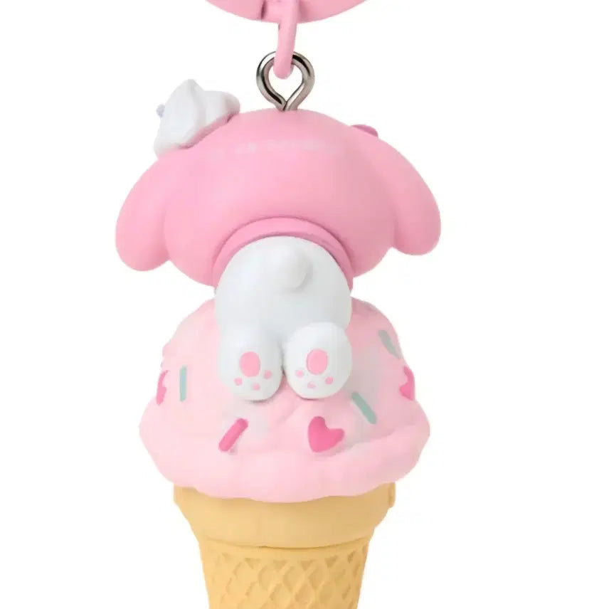[BUNJANG] Sanrio Dreamy Ice Parlor Series My Melody Beaded Keychain / 산리오 드리미 아이스 팔러 시리즈마이멜로디 비즈 키홀더
