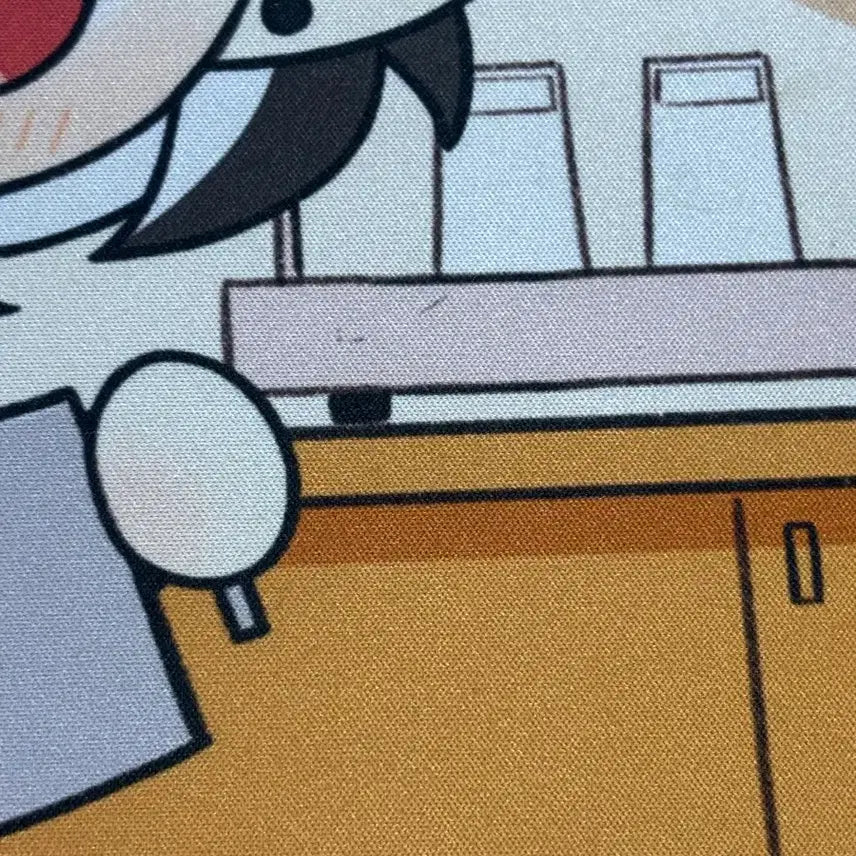 [BUNJANG] Sikode Gamjay Cat Cafe Overlock Desk Pad / 싸이코드 감제이 고양이 카페 오버록 장패드