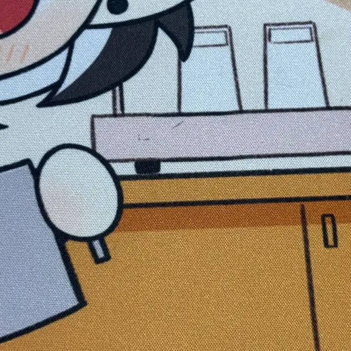 [BUNJANG] Sikode Gamjay Cat Cafe Overlock Desk Pad / 싸이코드 감제이 고양이 카페 오버록 장패드