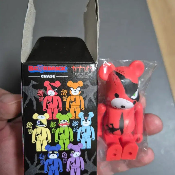 [BUNJANG] Bearbrick Seven Bears Figure (Wrath) / 베어브릭 세븐베어 피규어
