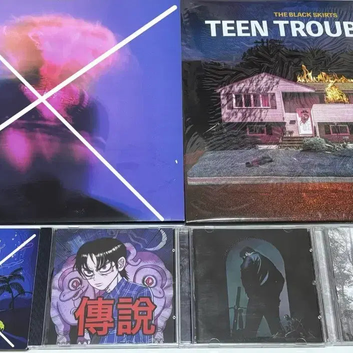 [BUNJANG] The Black Skirts Teen Troubles LP, The Black Skirts Korean Singer CD Bundle Set / 검정치마 틴 트러블 LP 엘피 한국사람 최성 포스트 말론 테일러 스위프트 CD 판매