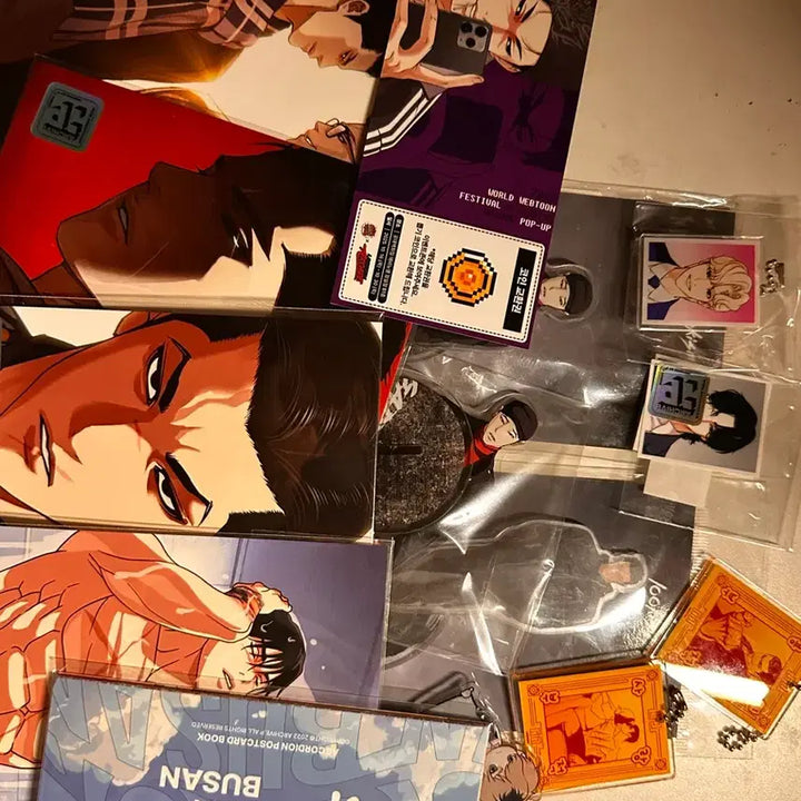 [BUNJANG] Webtoon Character Merchandise Bundle / 외지주 굿즈 일괄