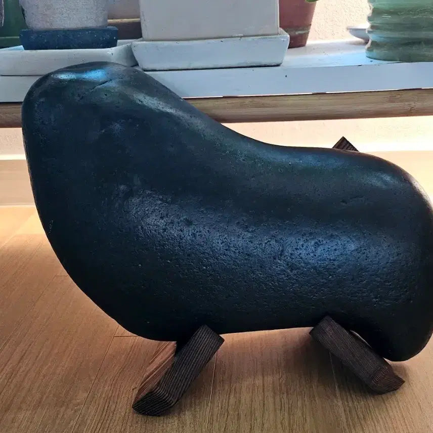 [BUNJANG] Seated Seal Stone Figurine / 물개석
