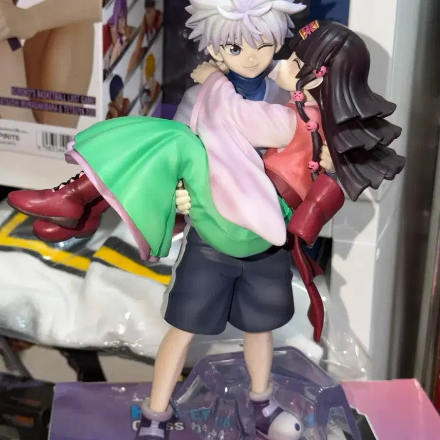 [BUNJANG] Hunter x Hunter Kilua &amp; Alluka Ichiban Kuji Last One &amp; A Prize (Alluka ver.) Figures Bundle / 헌터헌터 쿠지 키르아 아르카 라스트원상+A상(아르카ver) 피규어 일괄