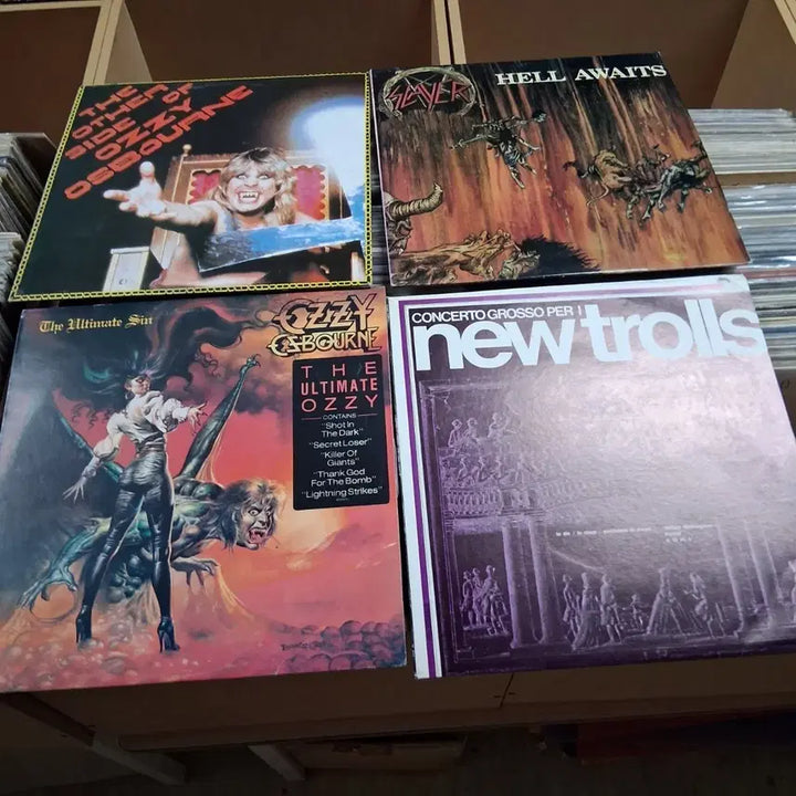 [BUNJANG] Ozzy Osbourne, Slayer, New York Dolls 4LP Bundle Set Rare Vinyl Records / 4장 일괄 빽판 이지만 희귀 소장가치 오지 등 LP