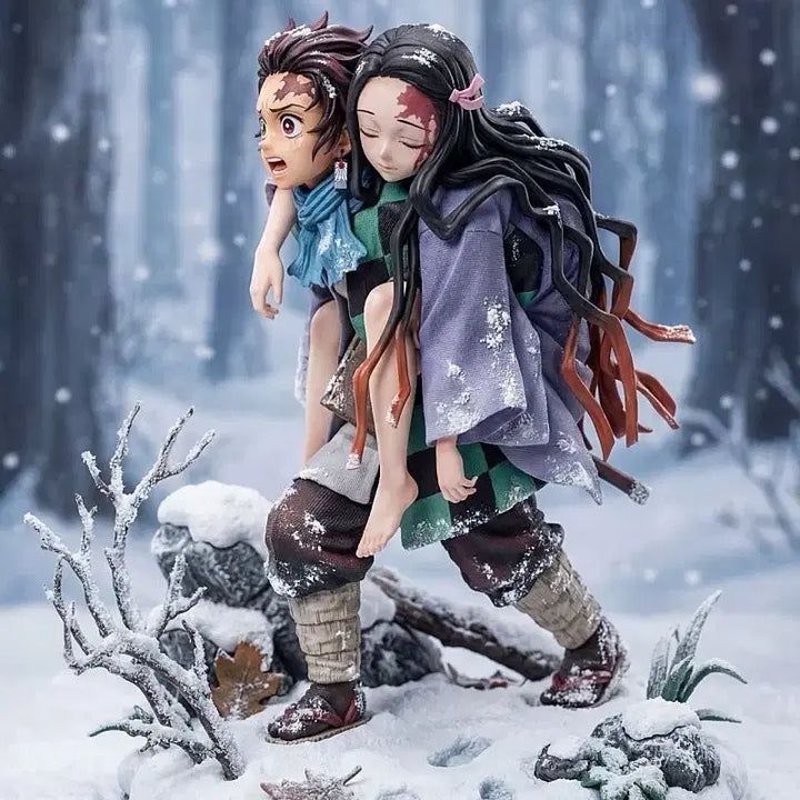 [BUNJANG] Saoirse Studio Tanjiro &amp; Nezuko Resin Figure / 양도) 귀멸의칼날 saoirse studio 탄지로 네즈코 레진피규어