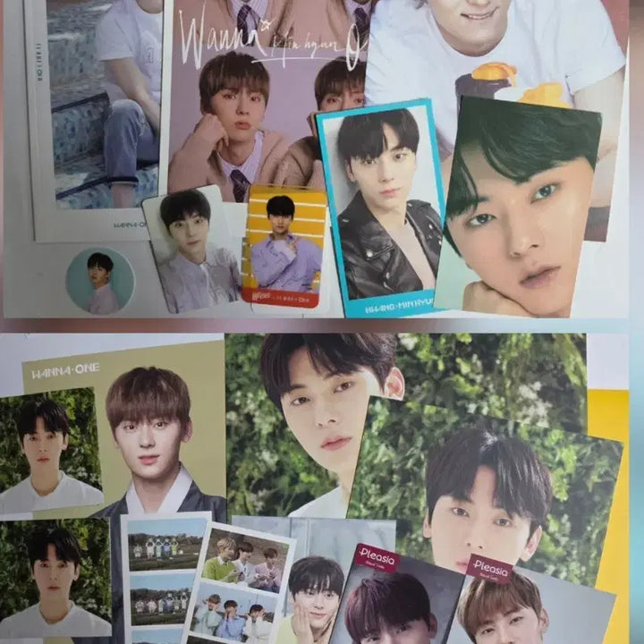 [BUNJANG] Wanna One Hwang Minhyun Innisfree Summer Package Photobook + Postcard Photocard Set / 워너원 황민현 이니스프리, 썸머패키지 화보 + 엽서, 포토카드 세트