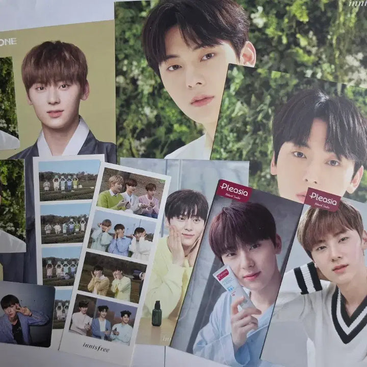[BUNJANG] Wanna One Hwang Minhyun Innisfree Summer Package Photobook + Postcard Photocard Set / 워너원 황민현 이니스프리, 썸머패키지 화보 + 엽서, 포토카드 세트