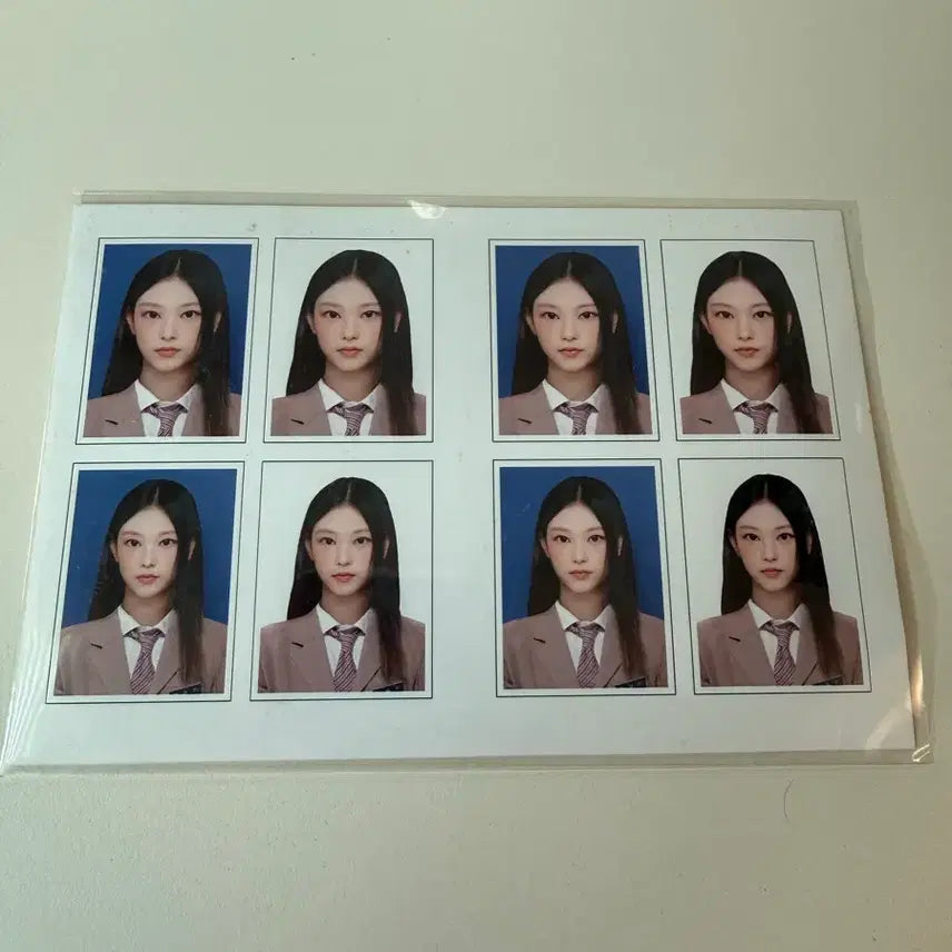 [BUNJANG] NewJeans Haerin ID Photo Set / 희수고 뉴진스 강해린 증명사진 8장