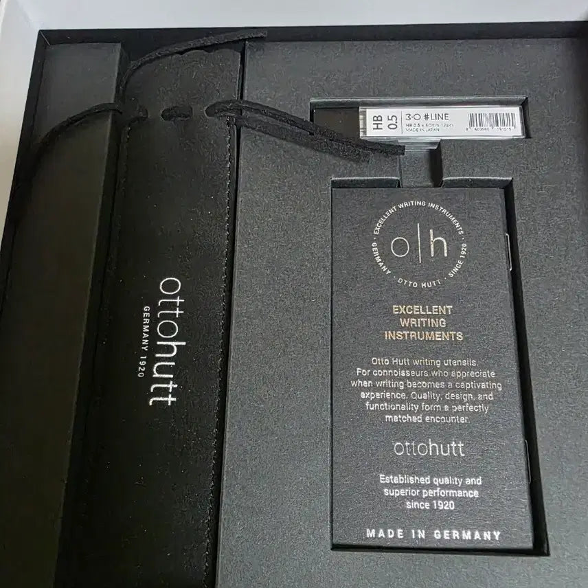 [BUNJANG] Ottohutt Germany Sterling Silver 925 Executive Edition Fountain Pen and Mechanical Pencil Set / ottohutt GERMANY  순은 925 기로세 0.5 샤프 세트 일체