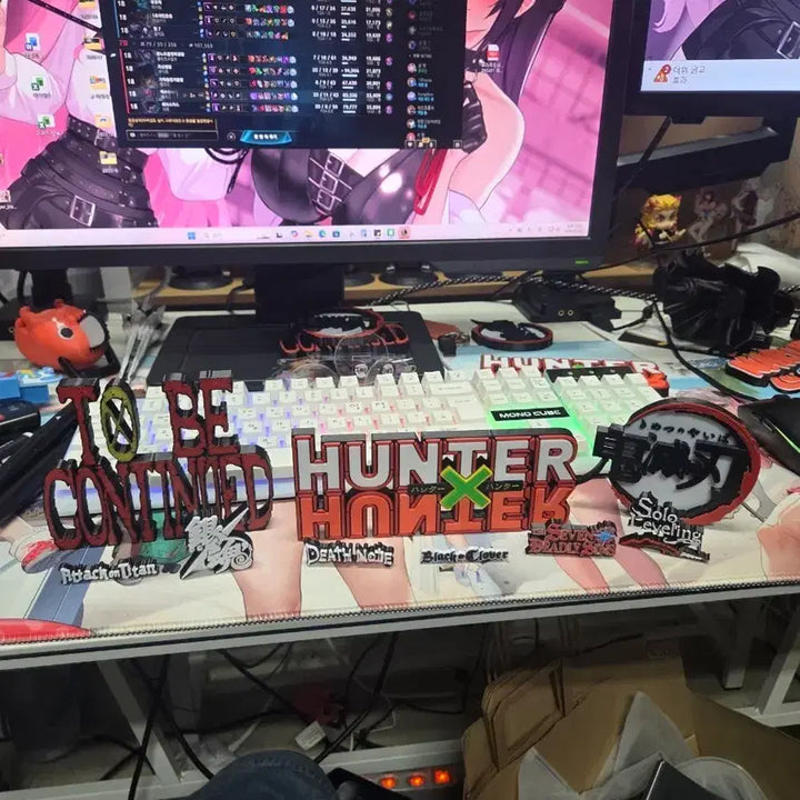 [BUNJANG] Custom Anime Logo Figure (Death Note, Attack on Titan, Solo Leveling, etc.) / 애니메이션 로고 피규어 커스텀 제작(데스노트 진격거 나혼렙 등)
