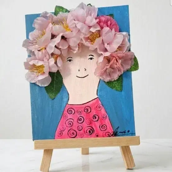 [BUNJANG] Unique Woman Portrait Painting / 독특한 여인 개업 집들이