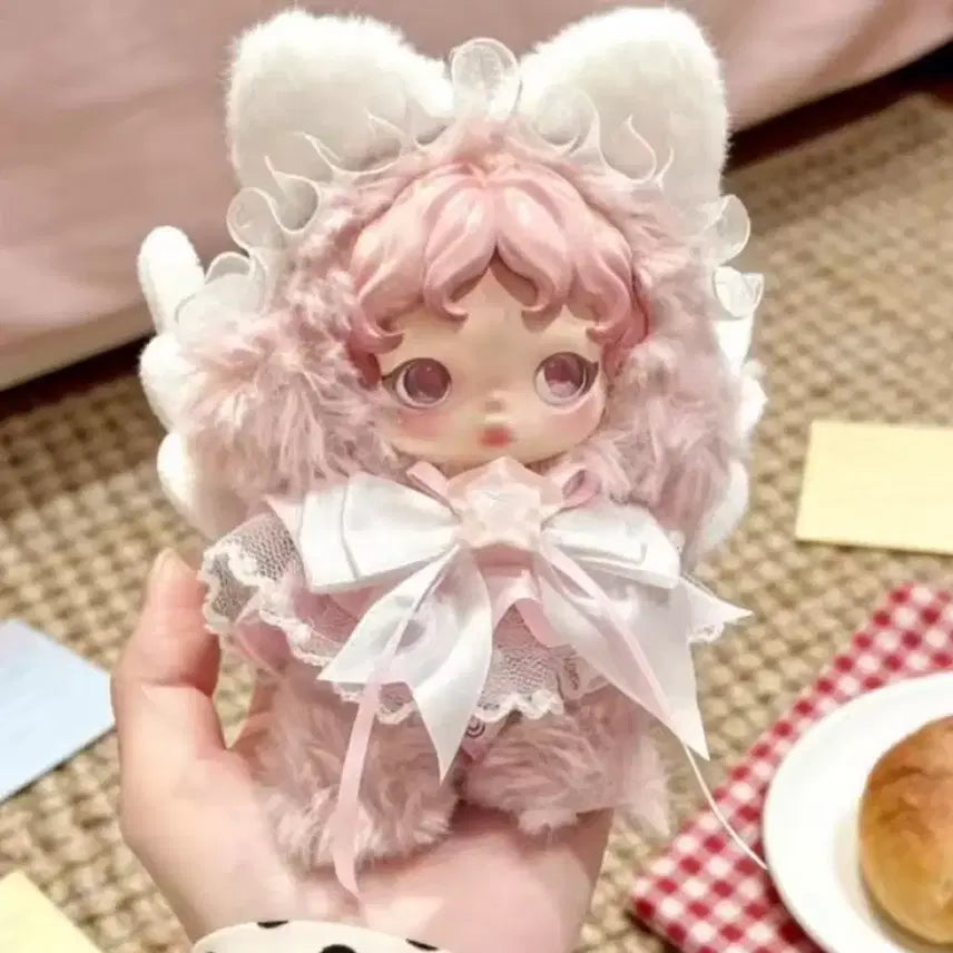 [BUNJANG] Angel 10cm Doll Clothes Set - Star Cat, Rabbit Ear / 엔젤 10cm인형 옷 세트, 천사 엔젤 별 고양이 토 끼 귀 인형 옷