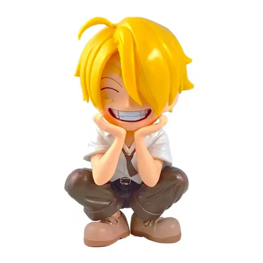 [BUNJANG] One Piece Zoro &amp; Sanji SD Style Figures Set / 원피스 조로 상디 피규어 2종 세트