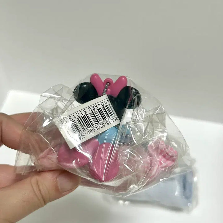 [BUNJANG] Disney Mickey &amp; Minnie Mouse "Doldoli" Keychain Set (Sealed) / 디즈니 미키미니 쿠션 덜덜이 키링 (세트)