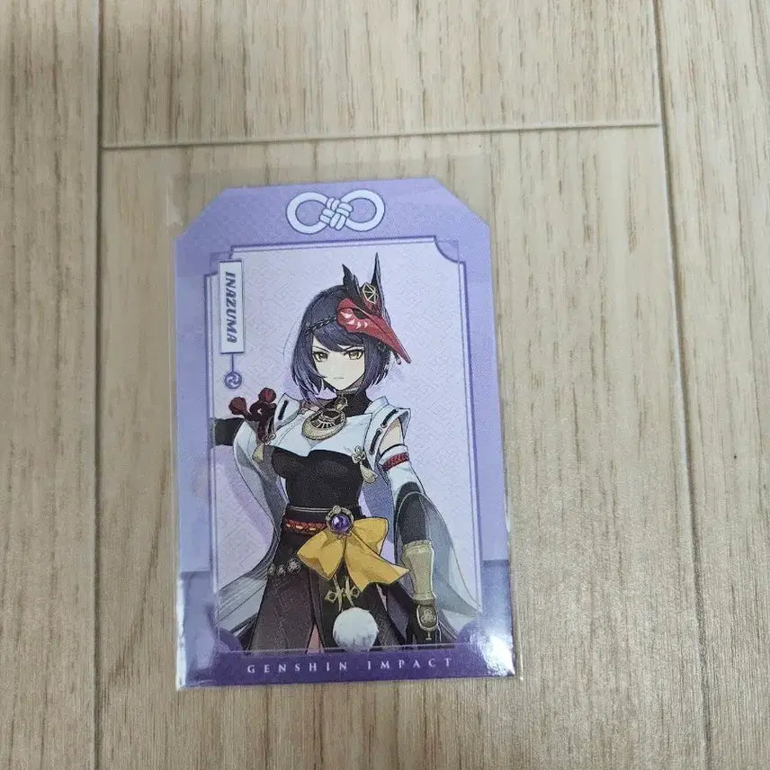 [BUNJANG] Genshin Impact PC Lounge Kujou Sara Omamori Charm / 원신 pc라운지 쿠죠사라 오마모리 굿즈