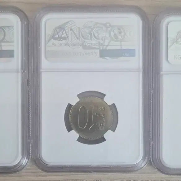 [BUNJANG] 1981 South Korea 10 Won Coin Set (3 Coins) MS66 NGC / 1981년, 10원, 십원, 주화 3개, MS66, NGC, 완전미사용
