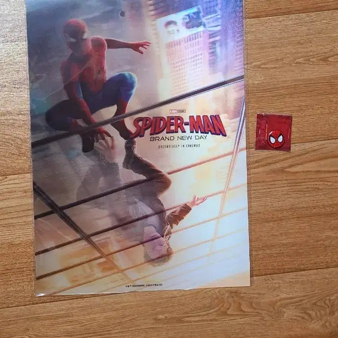 [BUNJANG] Spider-Man Poster Lenticular Fan Badge Bundle Set / 스파이더맨 포스티 렌티큘러 팬뱃지 배지 일괄
