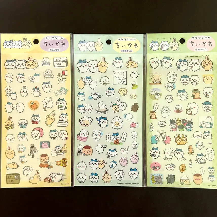 [BUNJANG] Chiikawa Usagi Hachware Momonga Kurimanju Shisa Ratkko Seal Sticker Goods / 치이카와 마켓 먼작귀 우사기 하치와레 모몽가 쿠리만쥬 시사 랏코 씰스티커 굿즈