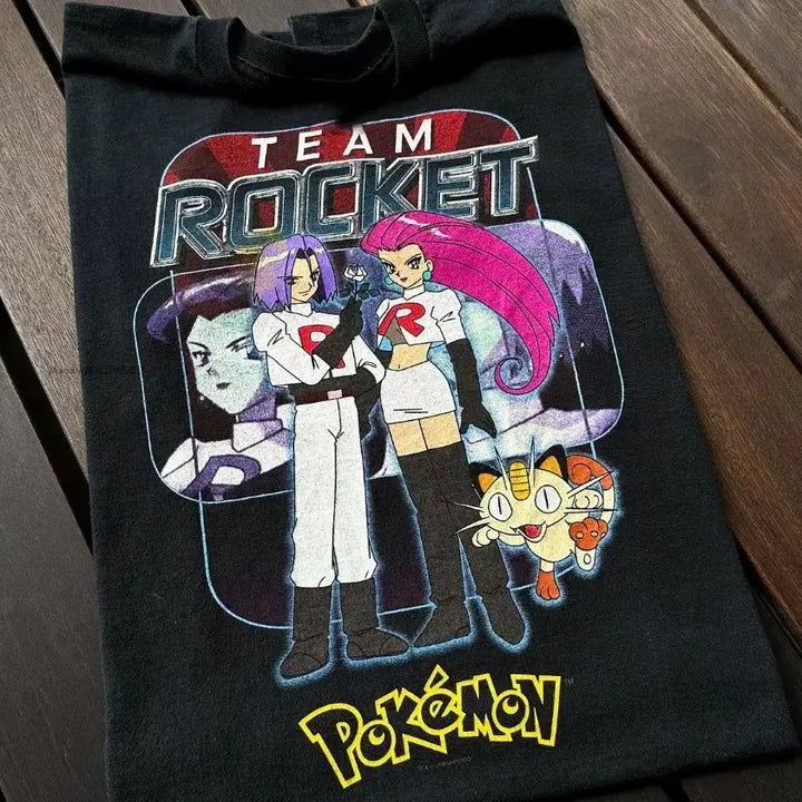 [BUNJANG] Pokemon Team Rocket T-Shirt 2XL / 포켓몬 로켓단 티셔츠
