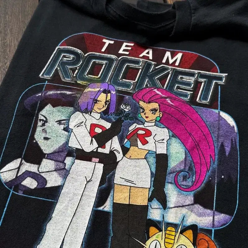 [BUNJANG] Pokemon Team Rocket T-Shirt 2XL / 포켓몬 로켓단 티셔츠