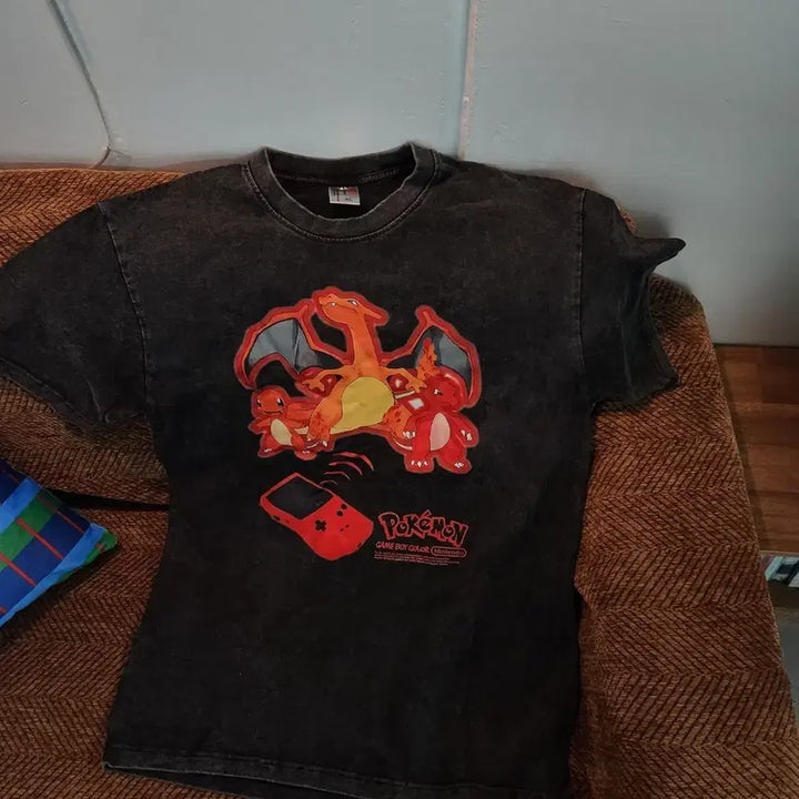 [BUNJANG] Pokemon Charizard T-Shirt / 포켓몬 리자몽 티셔츠
