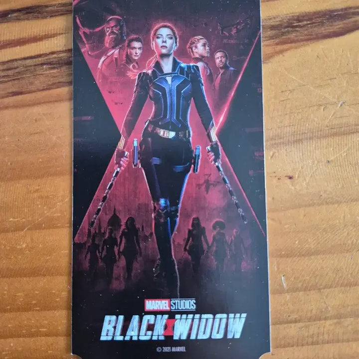 [BUNJANG] Megabox Original Ticket Black Widow / 메가박스 오리지날티켓 (블랙 위도우)