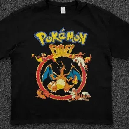 [BUNJANG] Pokemon Charizard T-Shirt / 리자몽 포켛몬 티셔츠