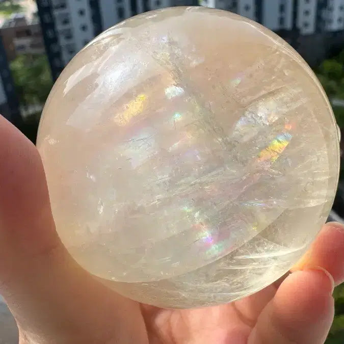 [BUNJANG] Champagne Calcite Iceland Spar Specimen / 샴페인 컬러 칼사이트아이슬란드 스파
