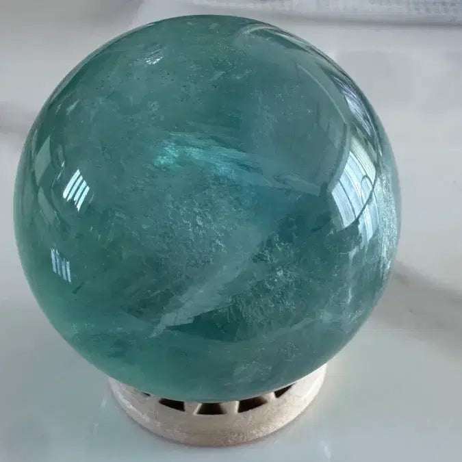[BUNJANG] Green Fluorite Pendant / 형석구