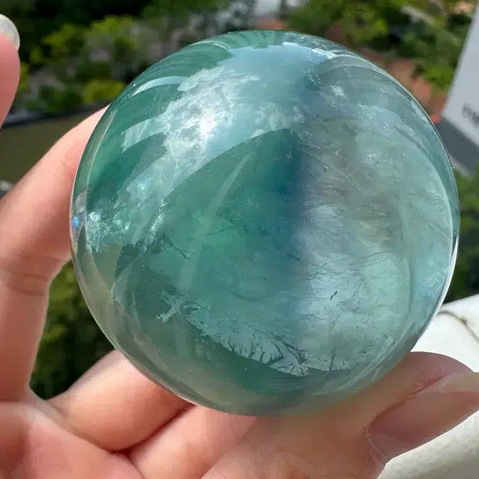 [BUNJANG] Green Fluorite Pendant / 형석구