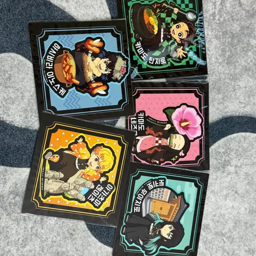 [BUNJANG] Demon Slayer: Kimetsu no Yaiba Full Focus Limited Edition Exclusive Stickers / 귀멸의 칼날 전집중전 한정 구매 특전 스티커