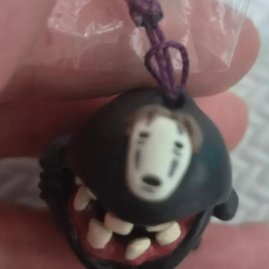 [BUNJANG] Studio Ghibli Kaonashi (No-Face) Strap Charm / 지브리 괴물 가오나시 스트랩 새상품