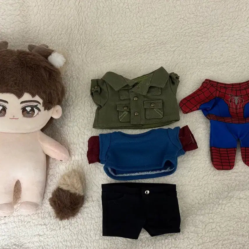 [BUNJANG] Andrew Garfield Amazing Spider-Man Custom Plush Doll Bambi / 어스파 어메이징 스파이더맨 앤드류 가필드 속성 솜인형 밤비 양도