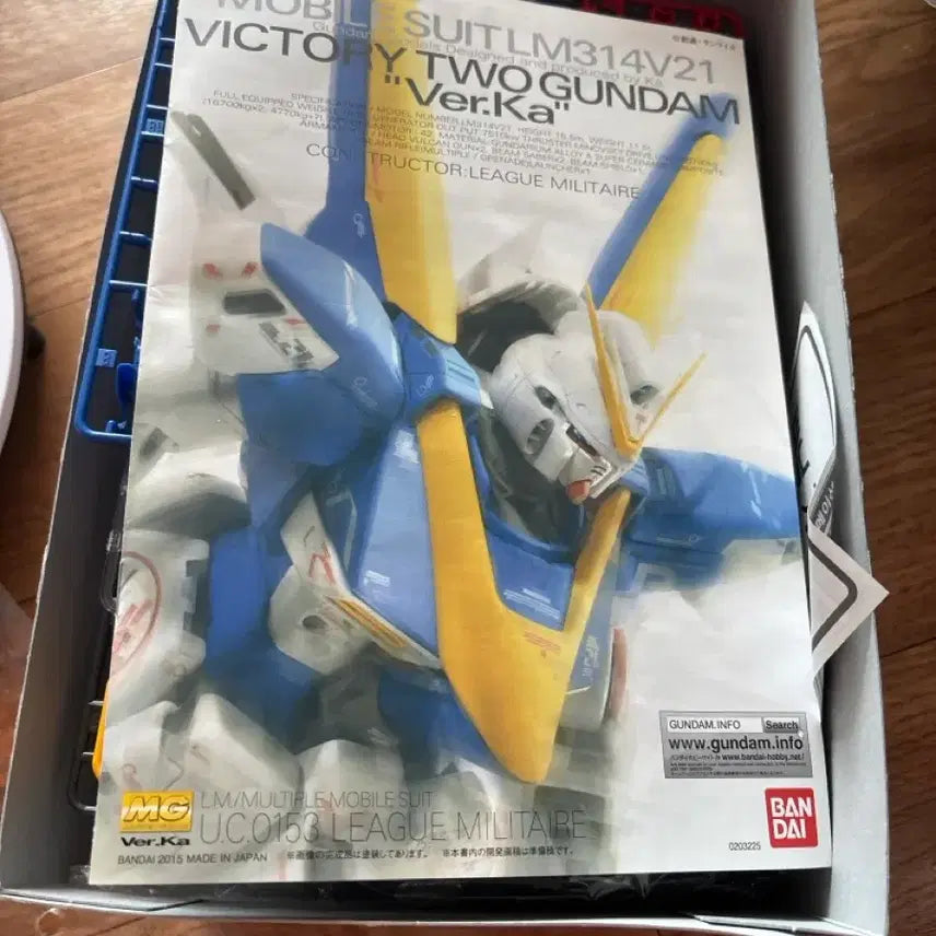 [BUNJANG] Bandai MG Gundam Victory Two Gundam Ver.Ka (Parts) / 반다이 MG 건담 빅토리투 건담 Ver.Ka (부품용)