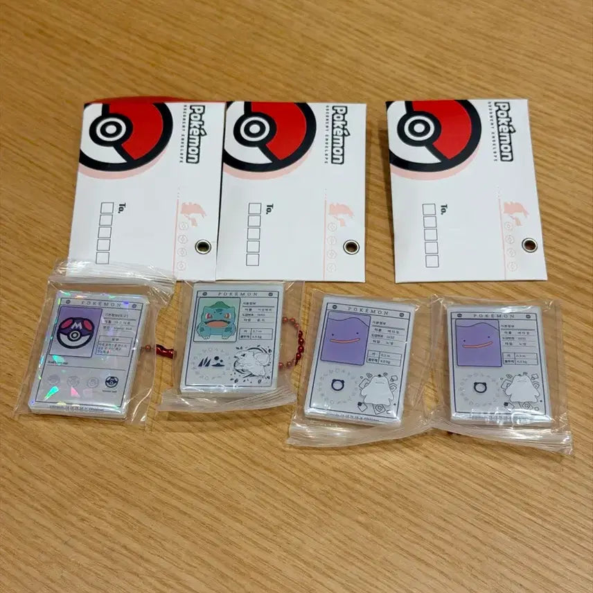 [BUNJANG] Lotte x Pokemon Introduction Booklet Magnet Set / 롯데리아 포켓몬 소개서 마그넷 (이상해씨 메타몽 등)