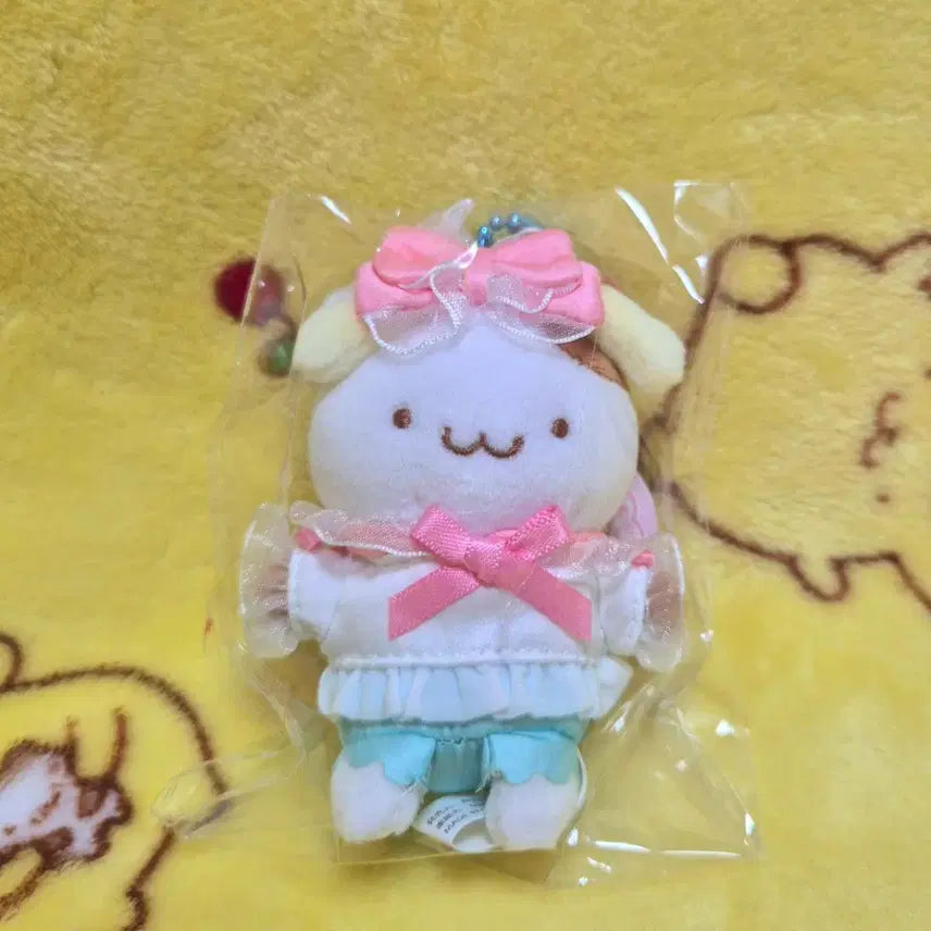[BUNJANG] Sanrio Pompompurin "Welcome Party" Series Plush Mascot Keychain Bundle Set / (일괄)산리오 폼폼푸린 머핀 환대 파티 시리즈 무뉴구루미 마스코트 키링 인형