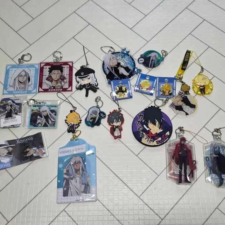 [BUNJANG] Katekyo Hitman Reborn! Varia Group Can Badges Bundle Set / 가히리 바리아 위주 캔뱃지 일괄